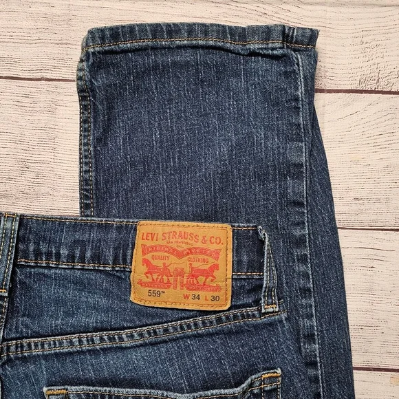 Levi's 34x30 559 denim jeans - Picture 7 of 9